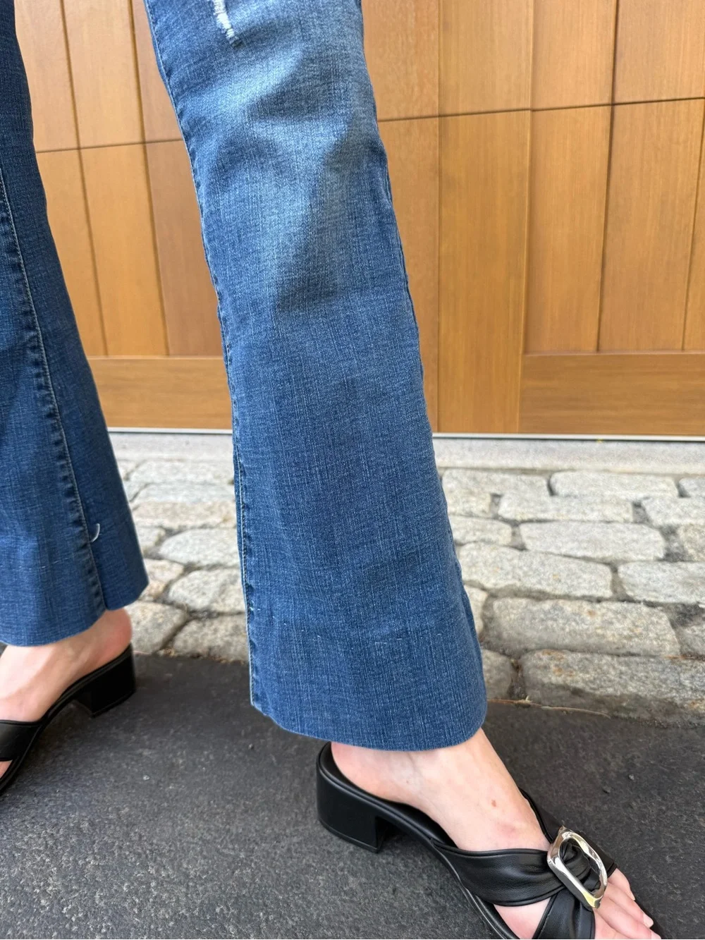 YMI High-Rise Flare Denim Collection Boho Festival Dark Wash Denim Bootcut